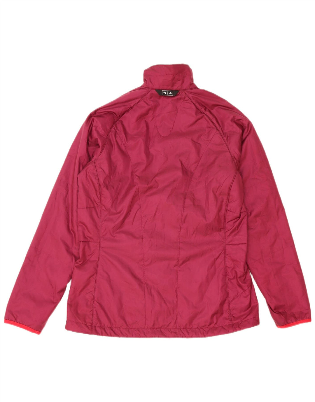 Adidas Dame Liner Polstret Jakke UK 16 Large Burgundy Polyester