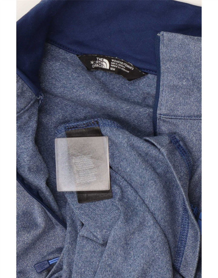 The North Face Dame Pullover Træningsdragt Top UK 12 Medium Blue Colourblock