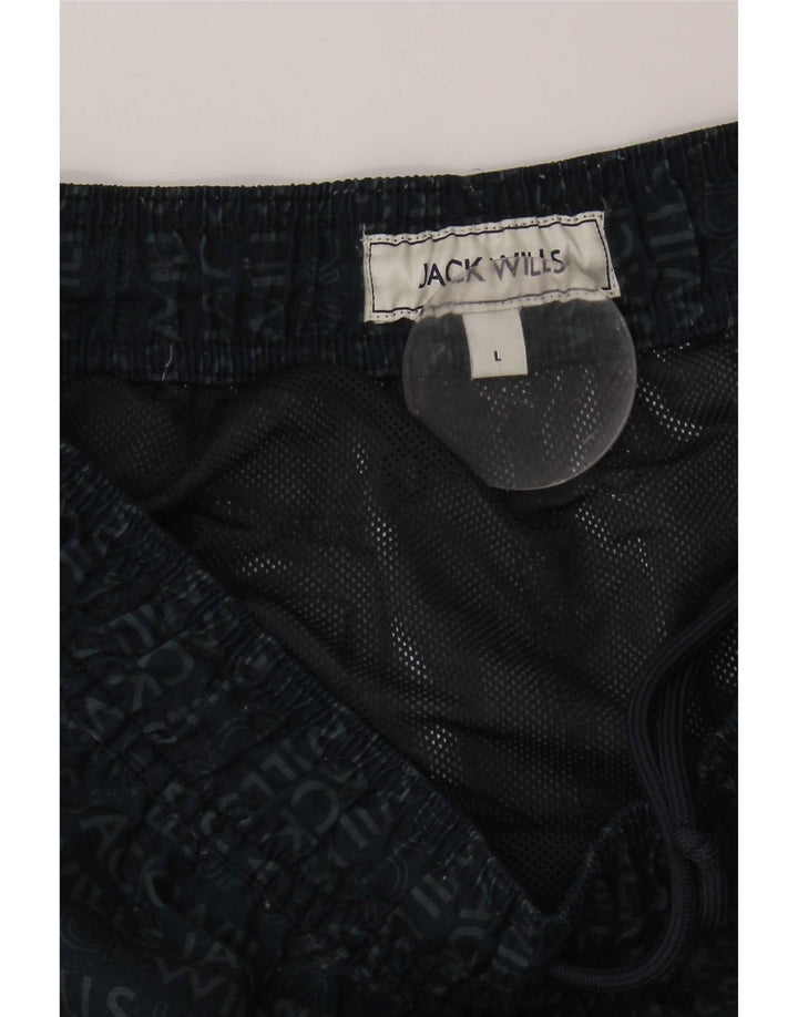 Jack Wills Mens Swimming Shorts Large  Navy Blue