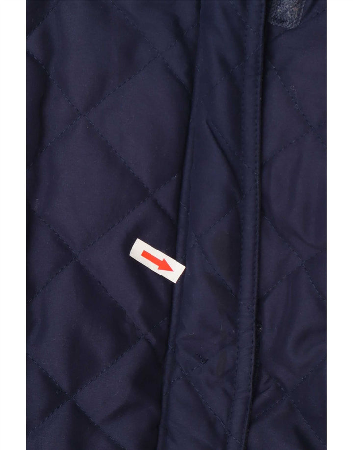 Mountain Warehouse női steppelt kabát UK 12 közepes sötétkék poliészter