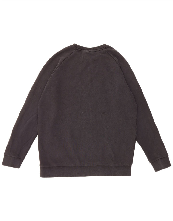 Adidas Mens Sweatshirt Jumper Large Black Cotton