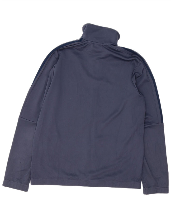 ADIDAS Mens Tracksuit Top Jacket Medium Navy Blue