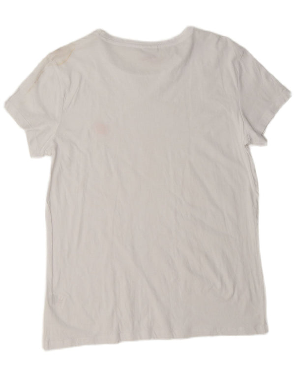 Lotto Camiseta Mujer Top UK 40 XL Algodón Blanco