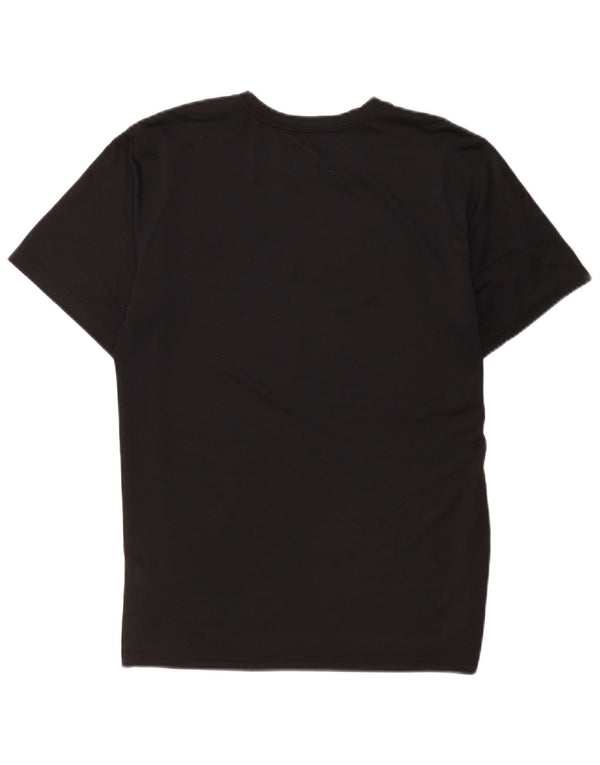 T-shirt grafica Nike Dri Fit Regular da donna UK 16 Large Nero Poliestere