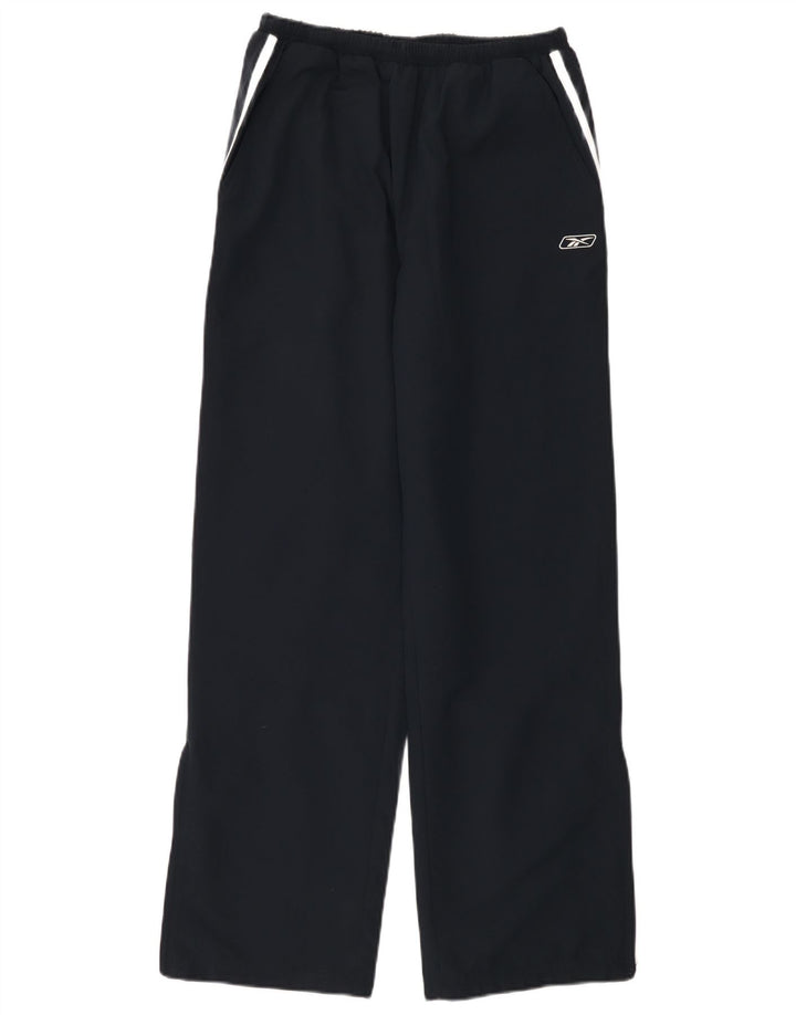 Reebok Mens Tracksuit Trousers Small  Navy Blue Polyester