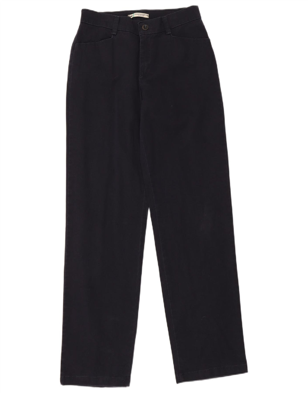 Lee Womens Straight Casual Trousers US 6 Medium W29 L33 Navy Blue Classic