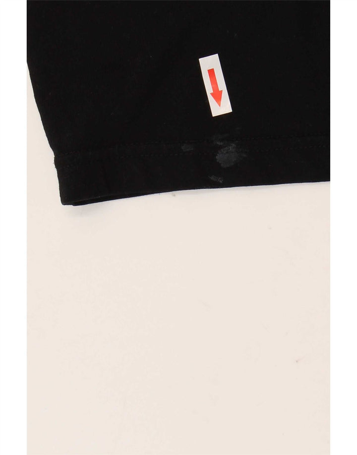 Camiseta masculina diesel diesel top médio algodão preto