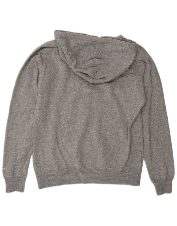 Nike Mens Graphic Hoodie Jumper Medium Grey Cotton