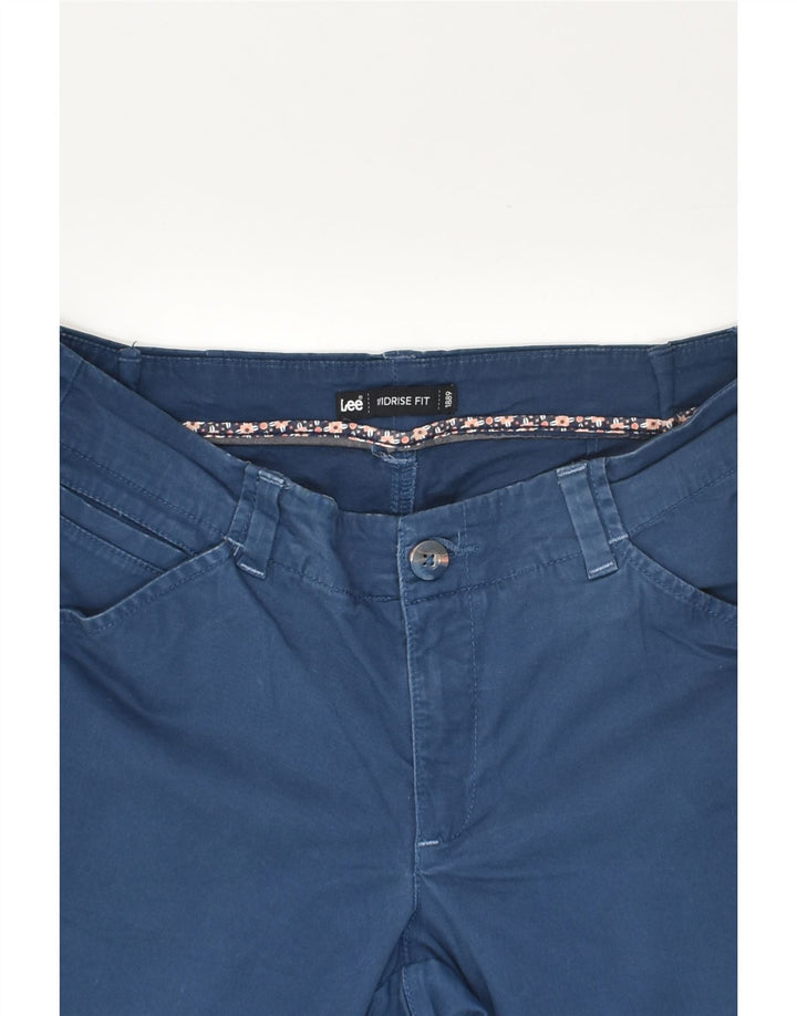 LEE Womens Mid Rise Tapered Casual Trousers US 10 Large W30 L24 Blue | Vintage Lee | Thrift | Second-Hand Lee | Used Clothing | Messina Hembry 