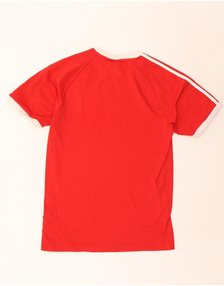 T-shirt Adidas da uomo Top Small rossa in cotone