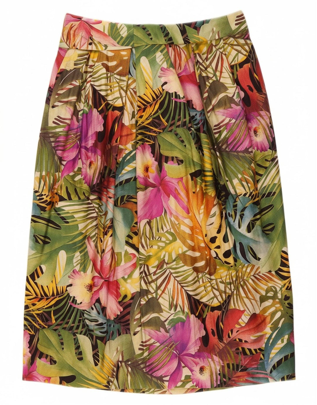 VINTAGE Womens Straight Skirt W30 Medium Multicoloured Floral