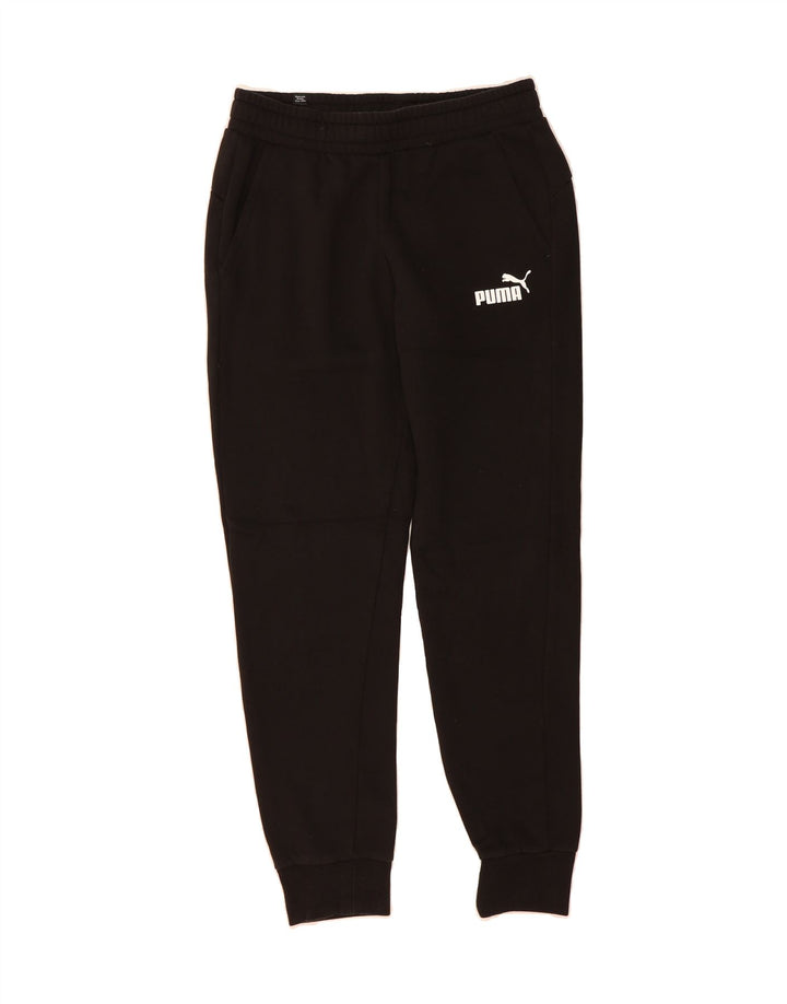 PUMA Mens Tracksuit Trousers Joggers Medium  Black Cotton Vintage Puma and Second-Hand Puma from Messina Hembry 