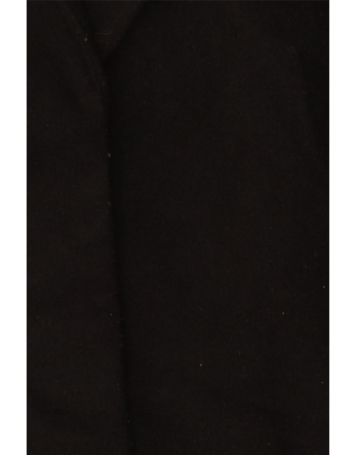 Topshop Womens Oversized Blazer Jacket UK 10 Small Black Polyester