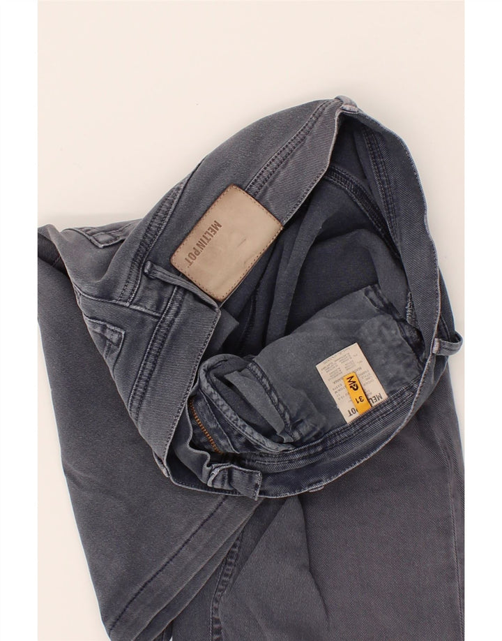 MELTIN' POT Womens Denim Shorts W31 Medium Navy Blue Cotton Vintage Meltin' Pot and Second-Hand Meltin' Pot from Messina Hembry 