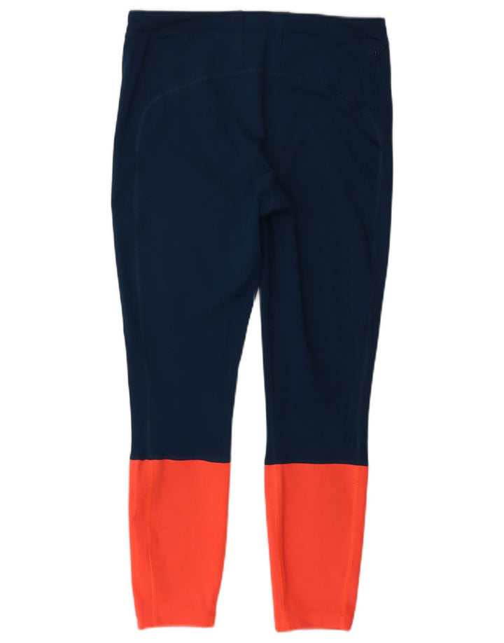 Asics Dame Leggings UK 14 Medium Navy Blue