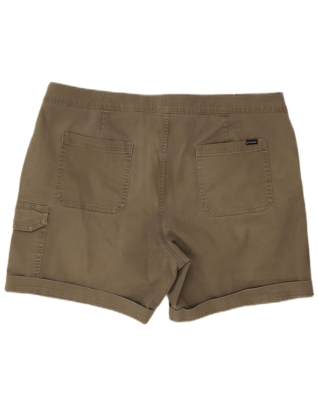 Columbia Active Cargo Shorts til mænd W38 XL Khaki Bomuld