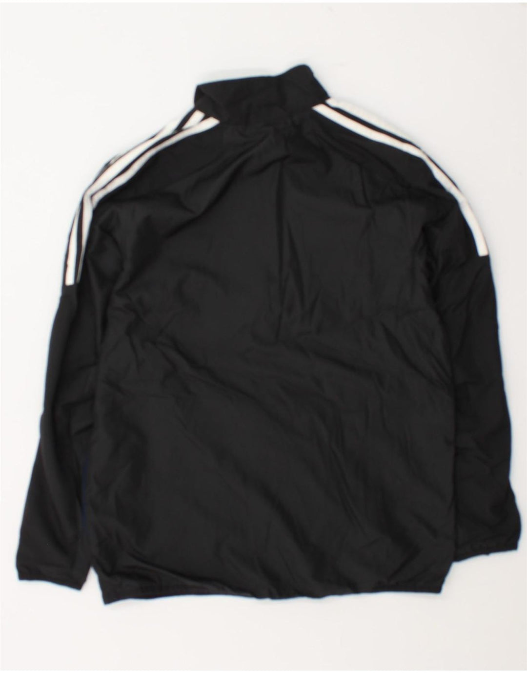 Adidas Jungen Grafik-Trainingsanzug-Top-Jacke, 13–14 Jahre, schwarzes Polyester