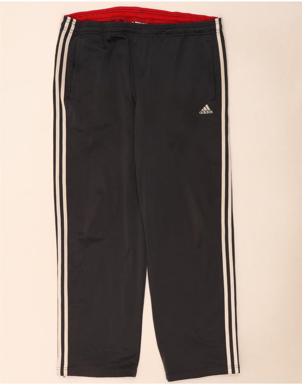 Мужские спортивные брюки Adidas UK 48/50 XL Серый полиэстер с цветными блоками