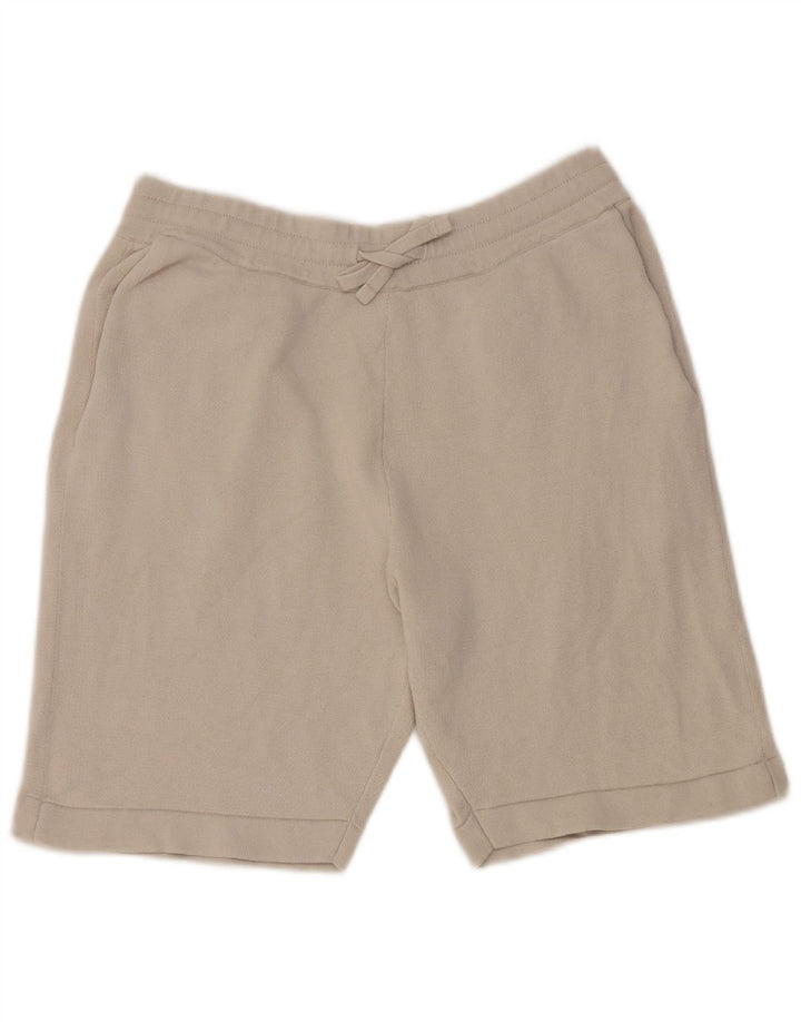 Zara Mens Sport Shorts Medium Beige Cotton