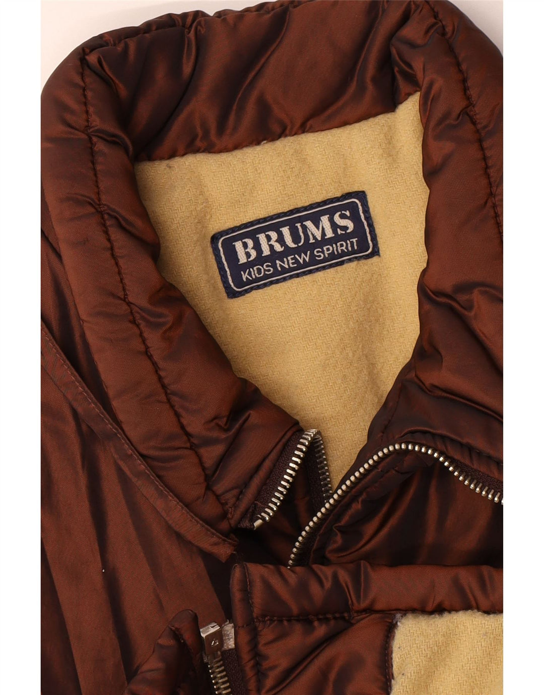 Brums Womens Padded Jacket IT 42 Medium Brown Polyamide