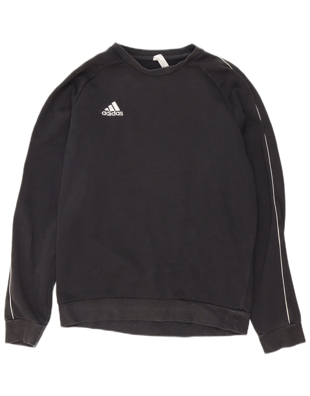 Adidas Mens Sweatshirt Jumper Medium Black Cotton