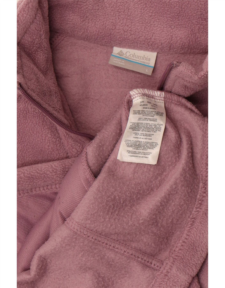 Columbia Damen Fleecejacke UK 16 Large Lila Polyester