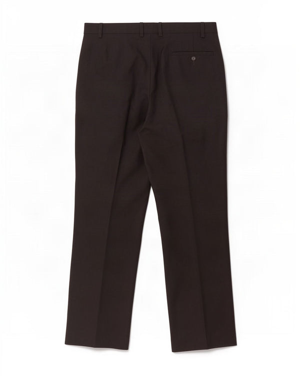 Marks & Spencer Pantalón de traje recto para hombre W38 L33 Poliéster azul marino