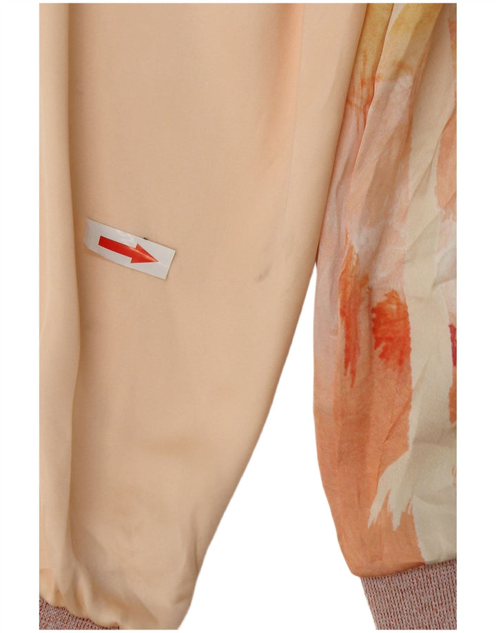 Grafische Bomberjacke für Damen von Zara, Gr. 10, klein, mehrfarbig, Batikfärbung