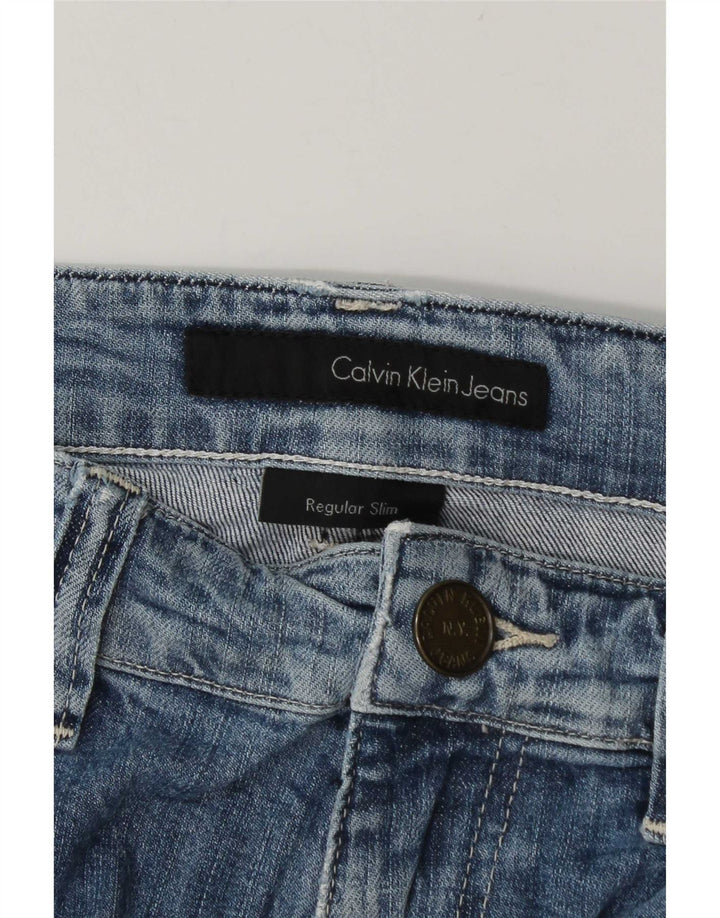 Męskie jeansy Calvin Klein W34 L34 Niebieskie