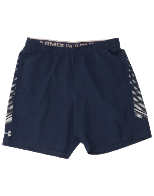 Under Armour Mens Heat Gear Sport Shorts XL Navy Blue