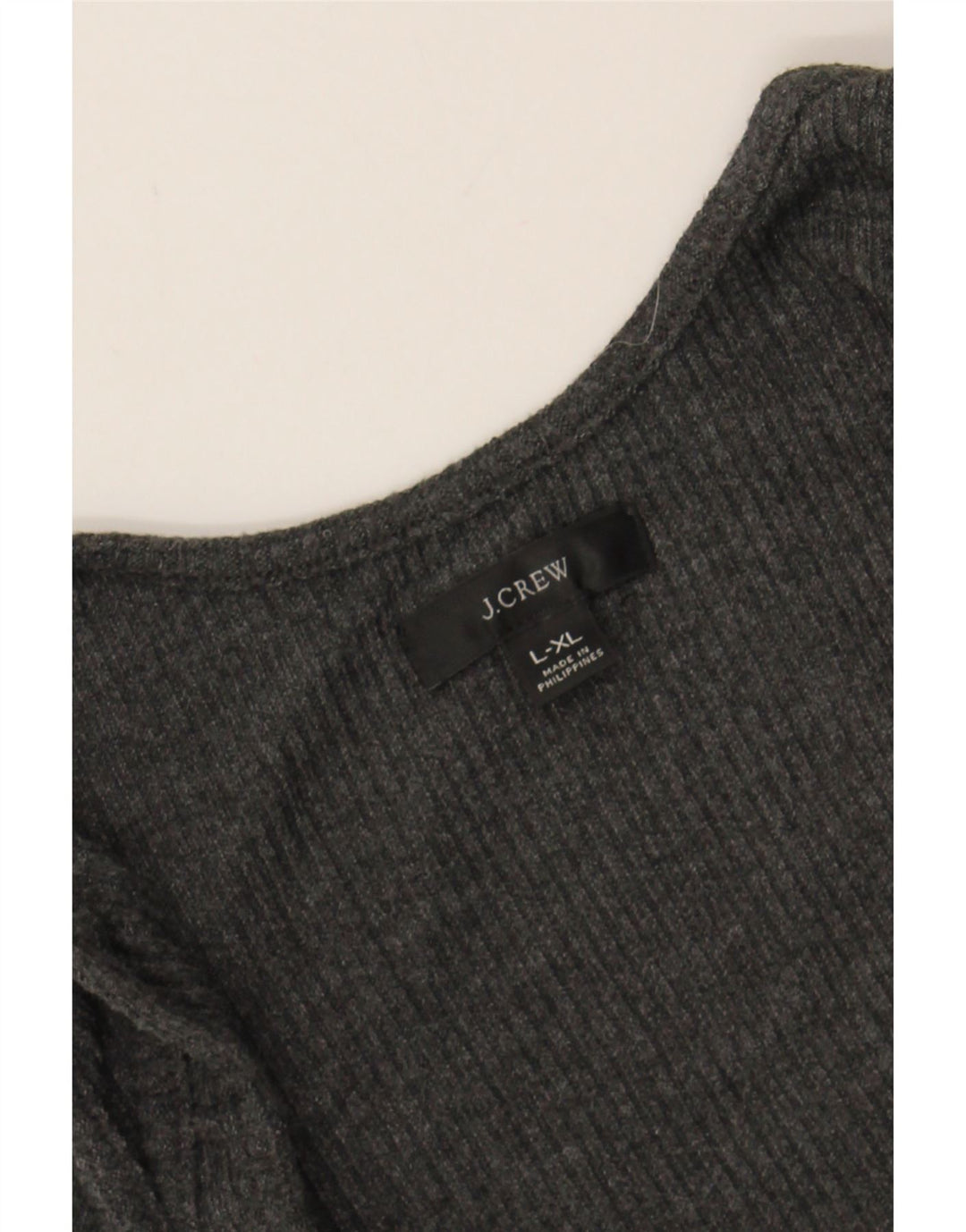 J. CREW Womens Vest Top UK 14 Large Grey Vintage J. Crew and Second-Hand J. Crew from Messina Hembry 