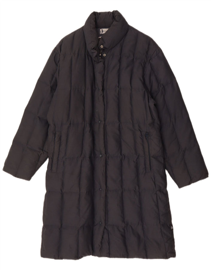 SERGIO TACCHINI Womens Padded Coat UK 14 Medium Grey Polyester