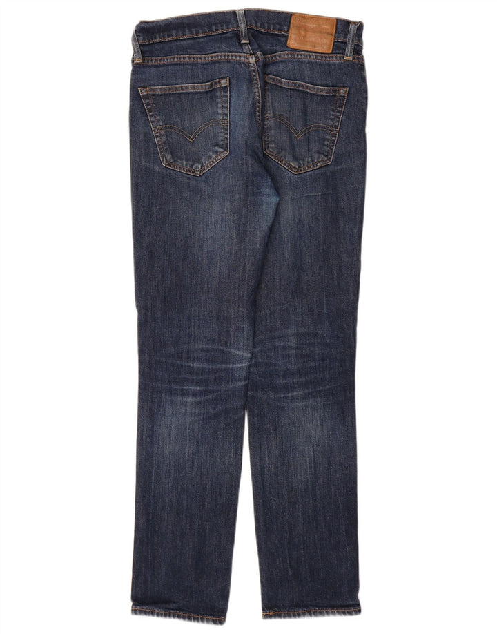 LEVI'S Mens 511 Slim Jeans W32 L30 Navy Blue Cotton