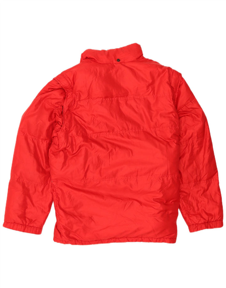 Sergio Tacchini Mens Padded Jacket IT 54 2XL Red Polyamide