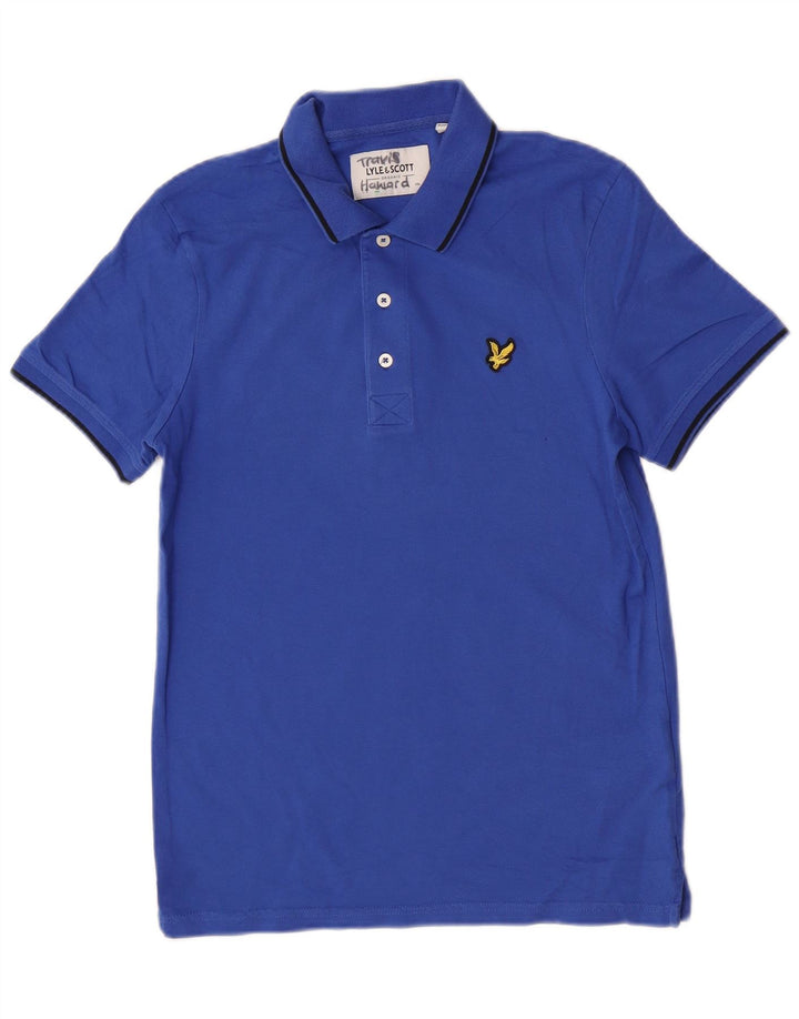 Lyle & Scott Polo Homme Petit Bleu Coton
