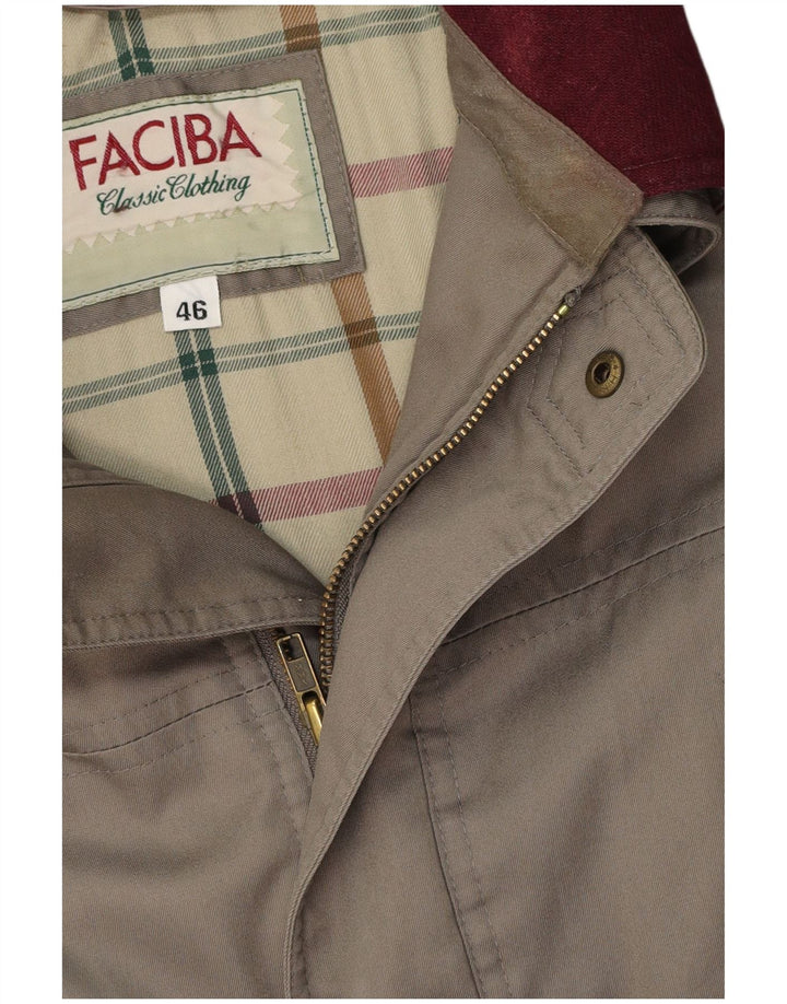 Faciba Mens Utility Jacket UK 46 3XL Grey