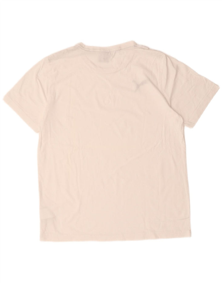 T-shirt męski Puma, duży, biały, bawełniany