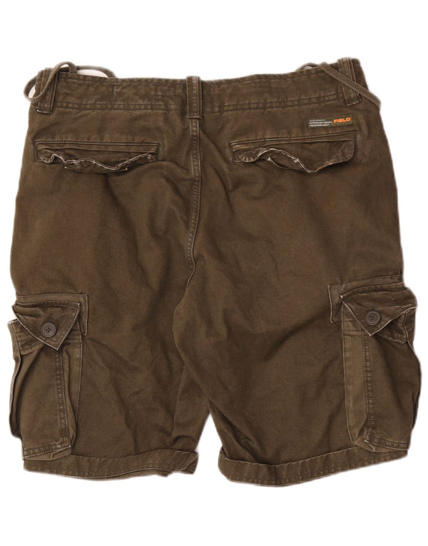 Superdry Herre Cargo Shorts W32 Medium Khaki Bomuld
