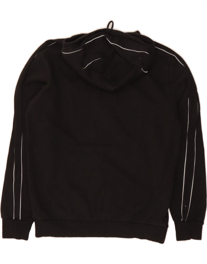 PUMA Mens Hoodie Jumper Small Black Cotton Vintage Puma and Second-Hand Puma from Messina Hembry 