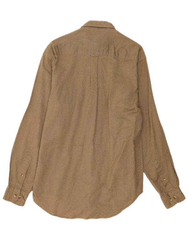 Camicia da uomo Boggi in cotone kaki medio