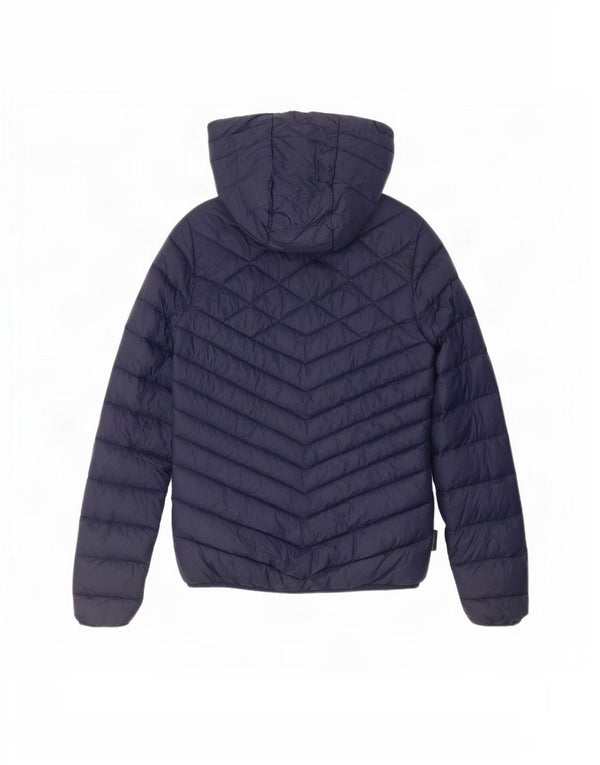 Jack Wolfskin Damen Wattierte Jacke UK 8/10 Small Marineblaues Nylon