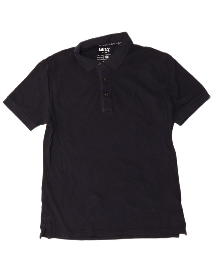 Męska koszulka polo Fat Face Regular, średnia, granatowa bawełna