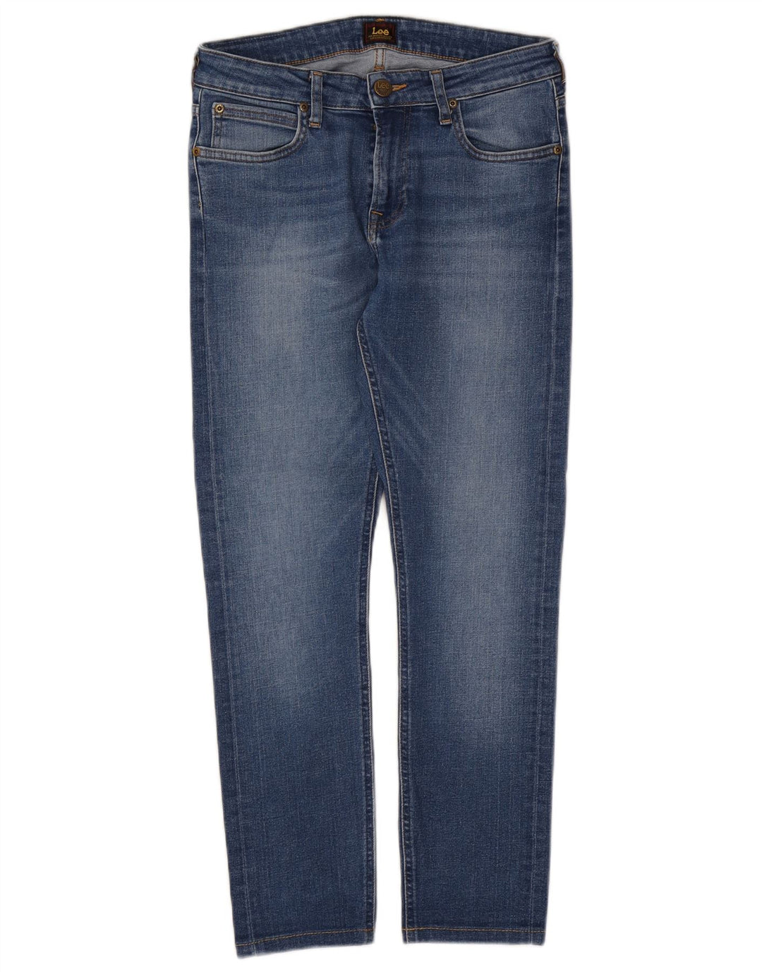 Lee Womens Malone Slim Jeans W30 L27 Blue Cotton