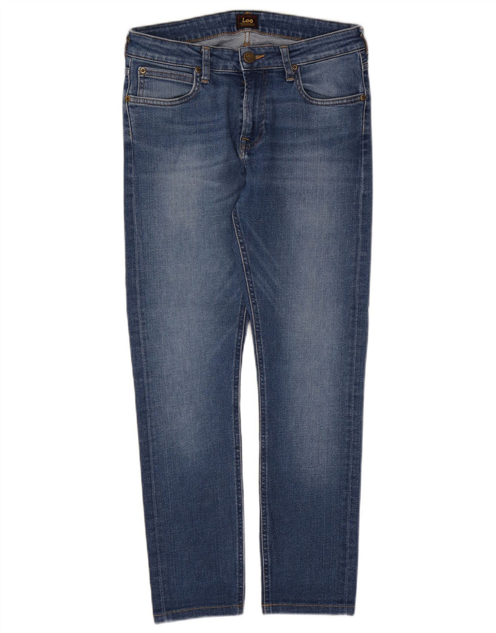 Lee Womens Malone Slim Jeans W30 L27 Blue Cotton