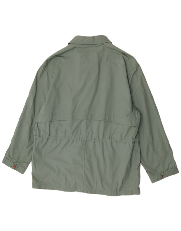Faciba Mens Utility Jacket IT 54 2XL Green Polyester