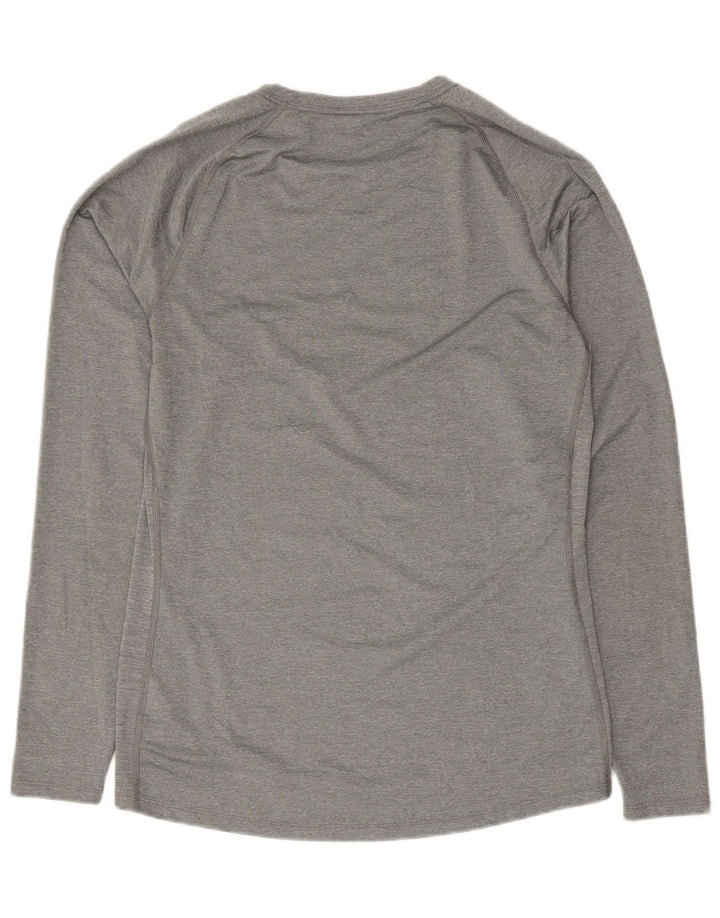 Nike Herre Dri Fit Top Langærmet XL Grå Polyester