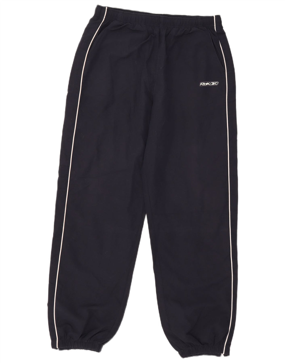 Reebok Mens Tracksuit Trousers Joggers Medium  Navy Blue Polyester