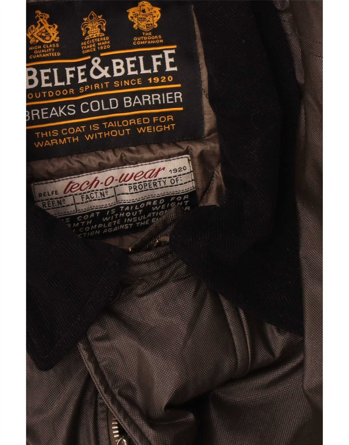 Belfe & Mens Utility Jacket UK 44 2XL Black