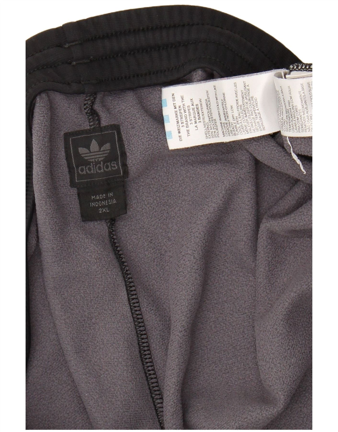 ADIDAS Mens Tracksuit Trousers 2XL  Black Nylon