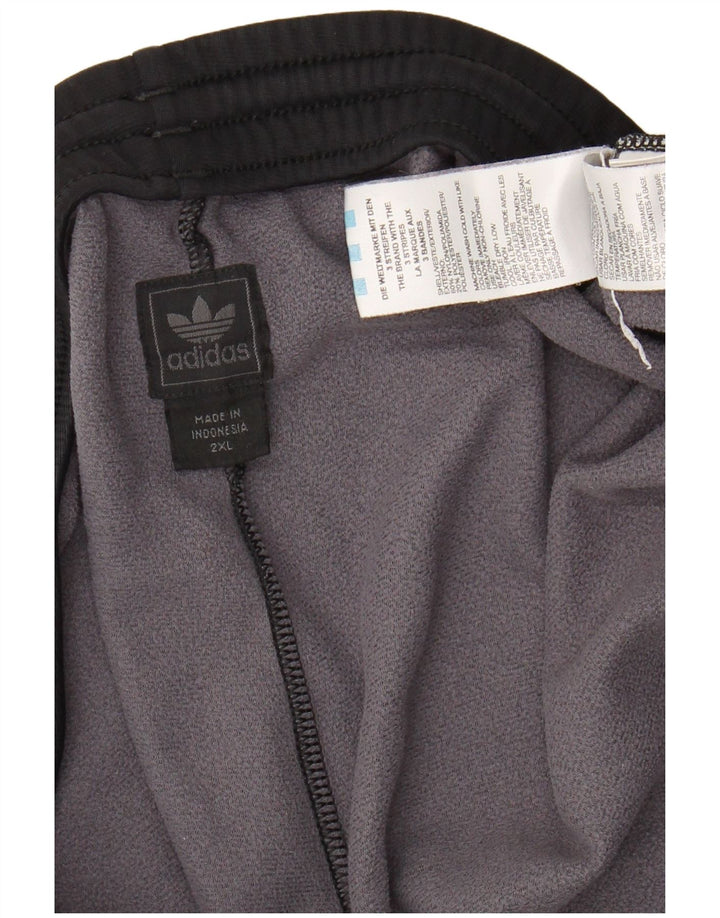 ADIDAS Mens Tracksuit Trousers 2XL  Black Nylon